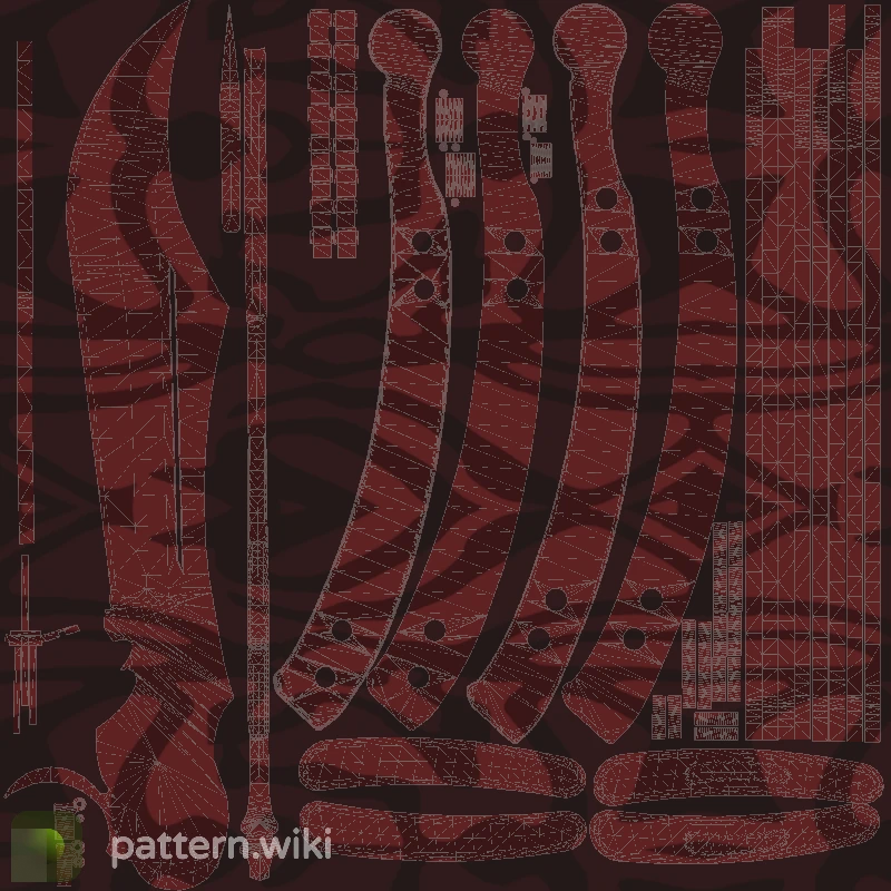 Butterfly Knife Slaughter seed 323 pattern template