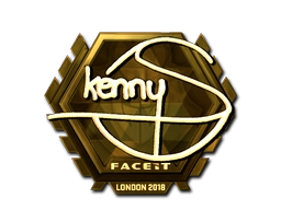 Sticker kennyS (Gold) | London 2018 preview