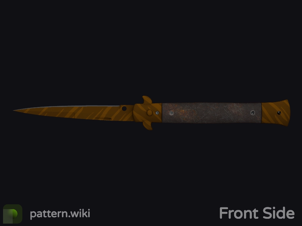 Stiletto Knife Tiger Tooth seed 615