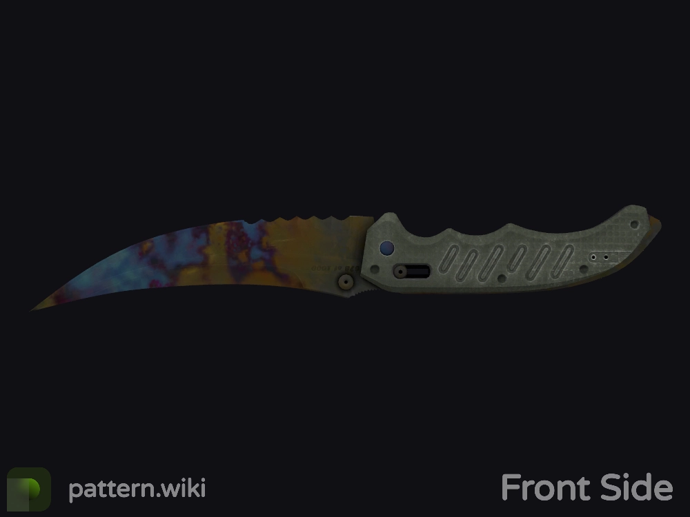 Flip Knife Case Hardened seed 746