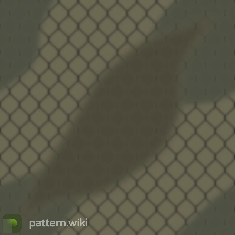 Skeleton Knife Safari Mesh seed 0 pattern template