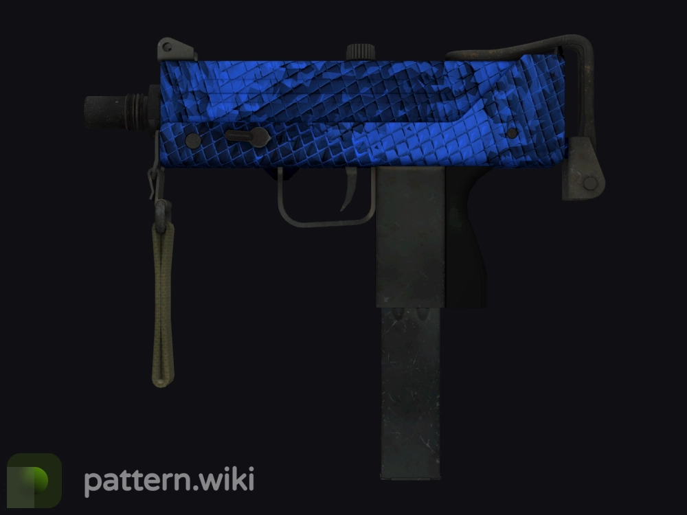 MAC-10 Lapis Gator seed 189