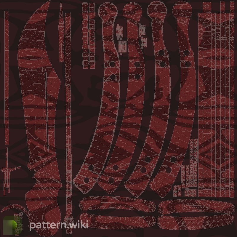 Butterfly Knife Slaughter seed 396 pattern template