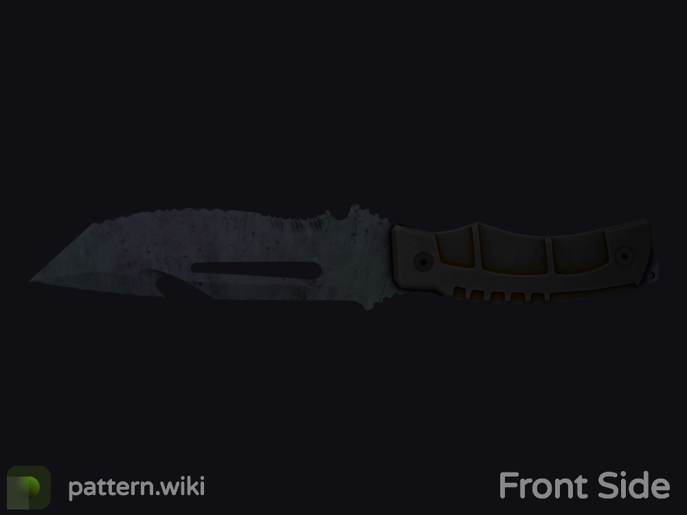 Survival Knife Blue Steel seed 582