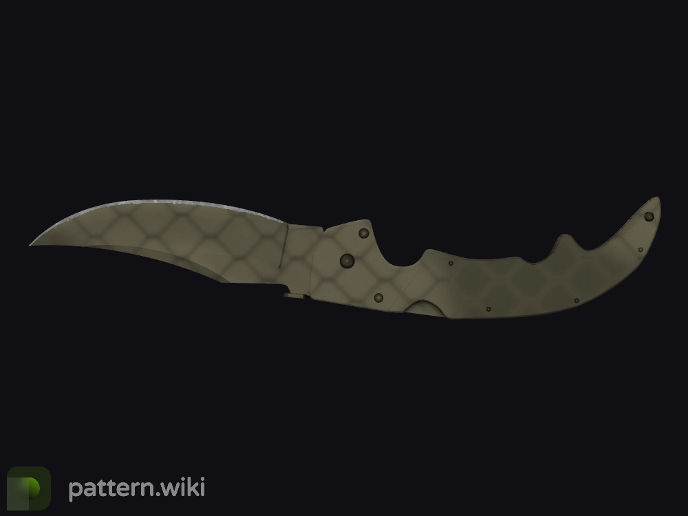 Falchion Knife Safari Mesh seed 464