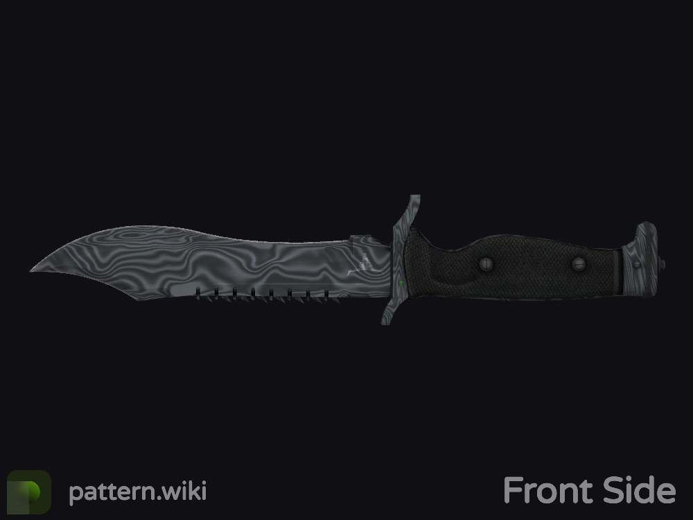 Bowie Knife Damascus Steel seed 543