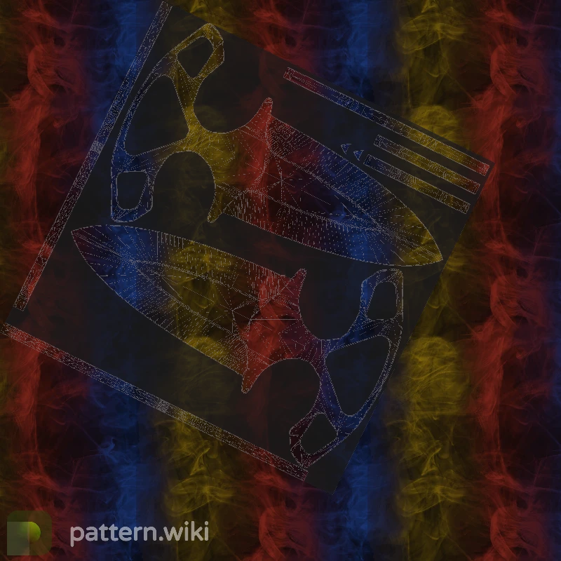 Shadow Daggers Marble Fade seed 49 pattern template