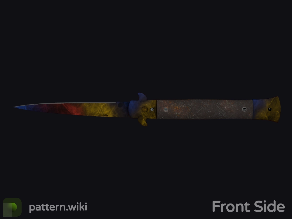 Stiletto Knife Marble Fade seed 571