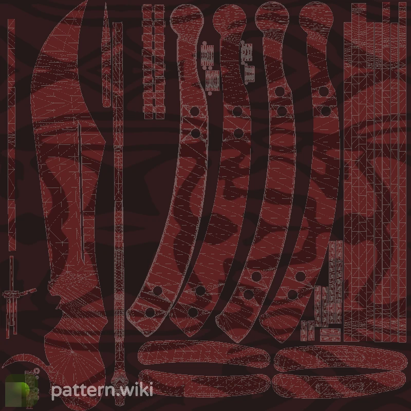 Butterfly Knife Slaughter seed 932 pattern template