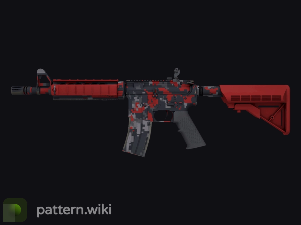 M4A4 Red DDPAT seed 226