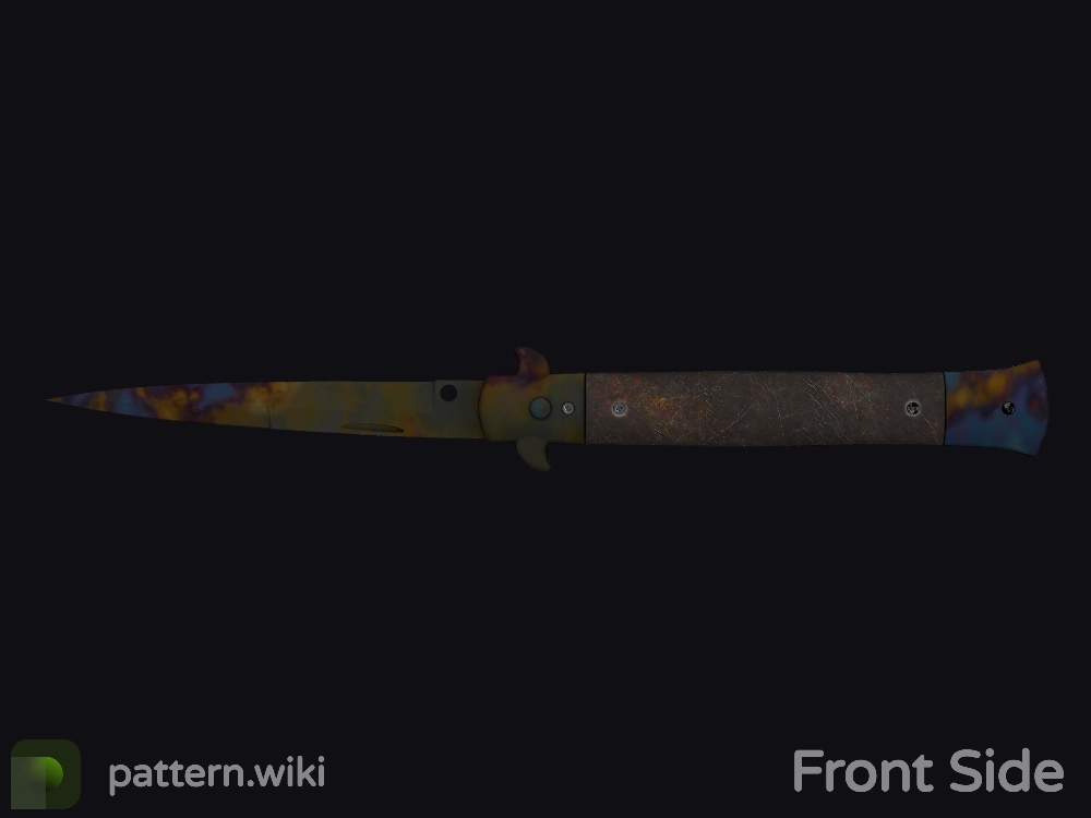 Stiletto Knife Case Hardened seed 124