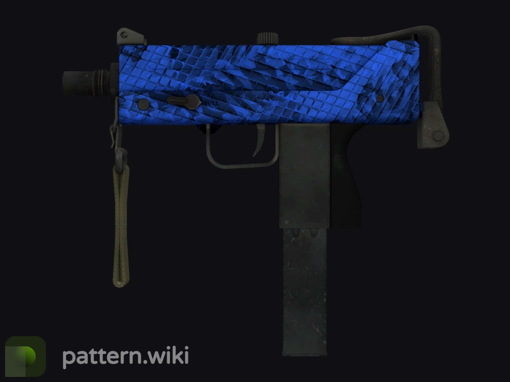 MAC-10 Lapis Gator seed 558