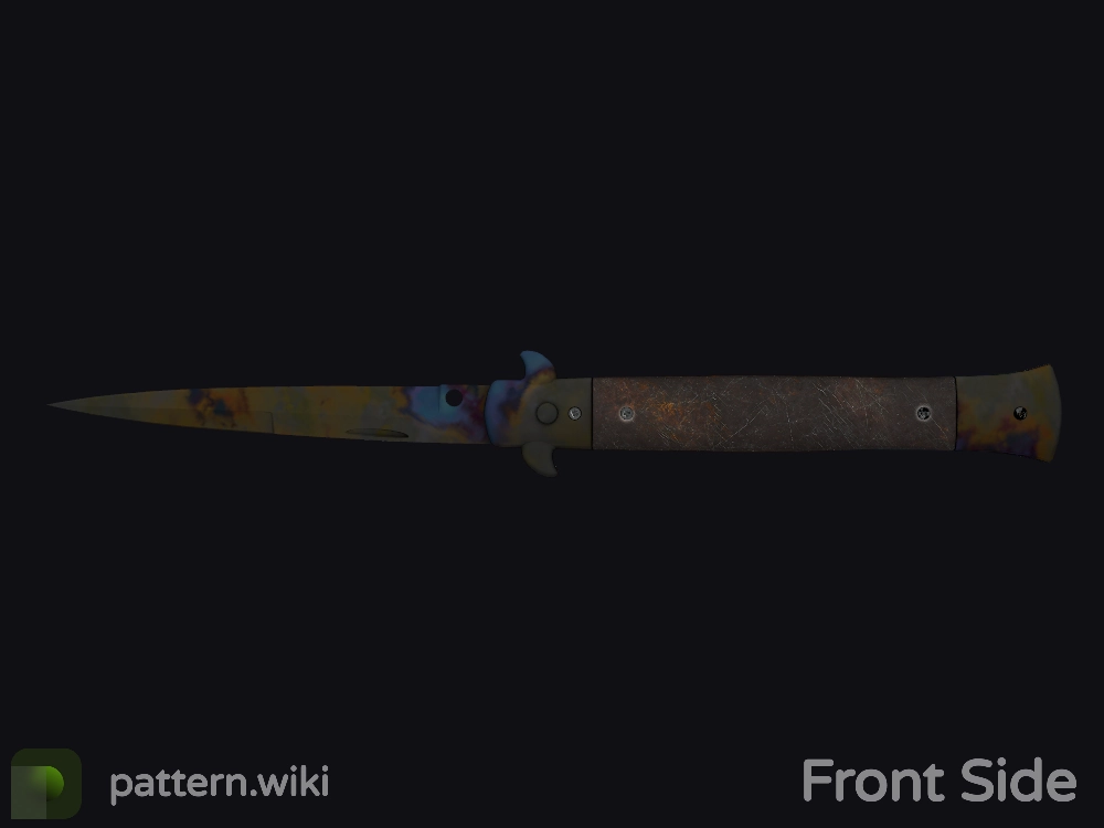 Stiletto Knife Case Hardened seed 493