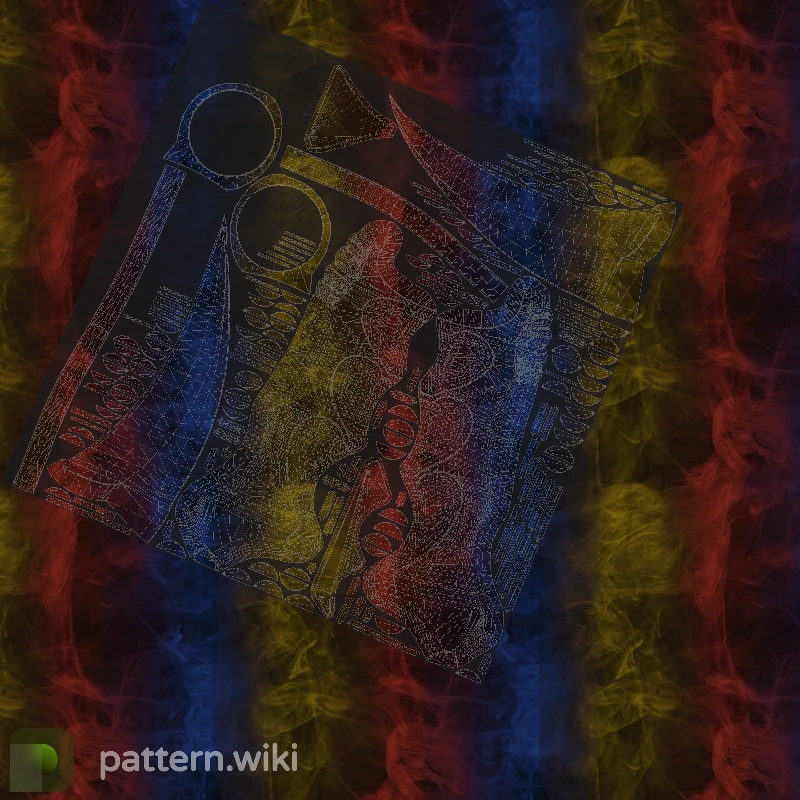 Karambit Marble Fade seed 941 pattern template