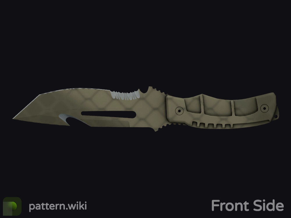 Survival Knife Safari Mesh seed 579