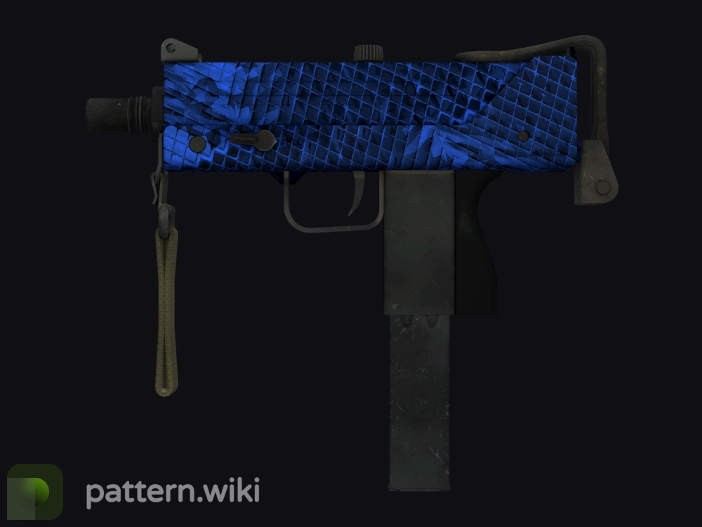 MAC-10 Lapis Gator seed 196