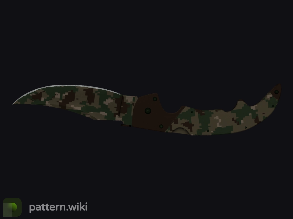 Falchion Knife Forest DDPAT seed 415