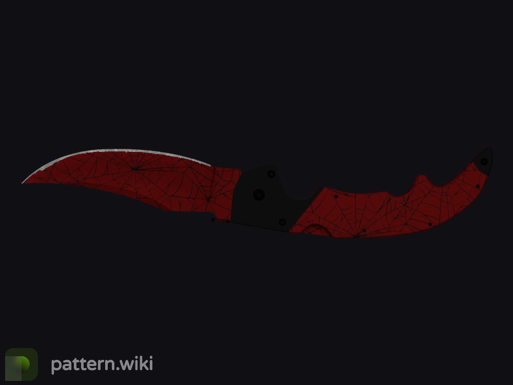 Falchion Knife Crimson Web seed 801