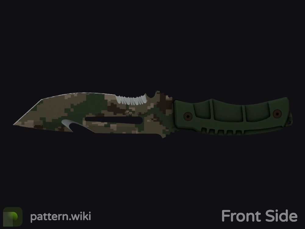 Survival Knife Forest DDPAT seed 409