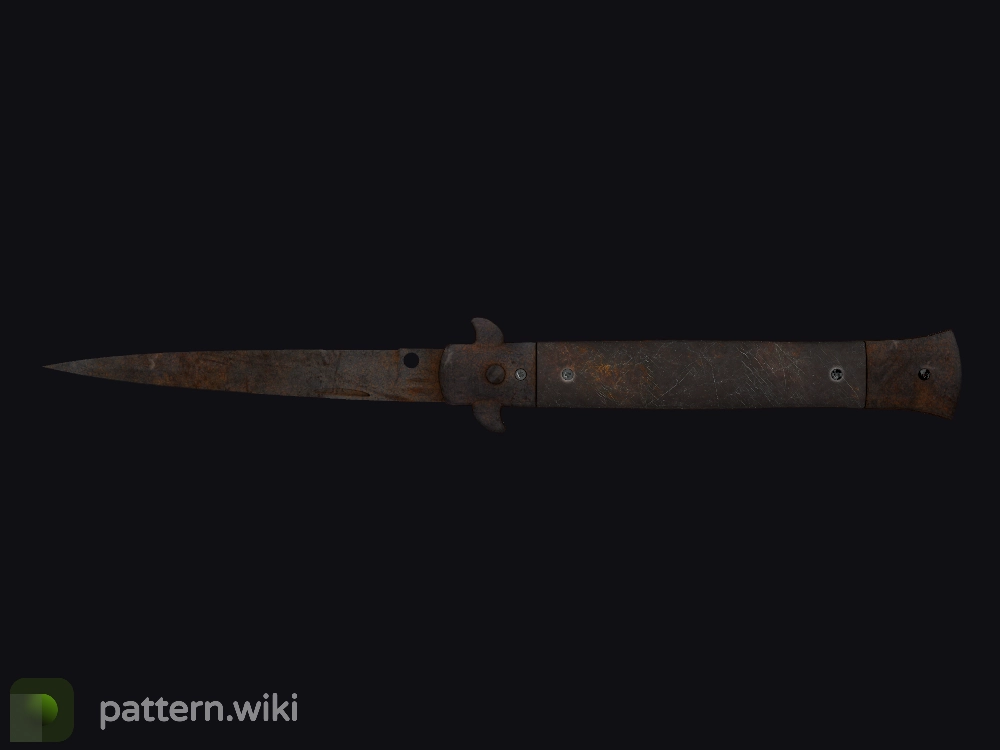 Stiletto Knife Rust Coat seed 355