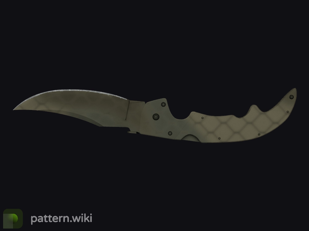 Falchion Knife Safari Mesh seed 1000