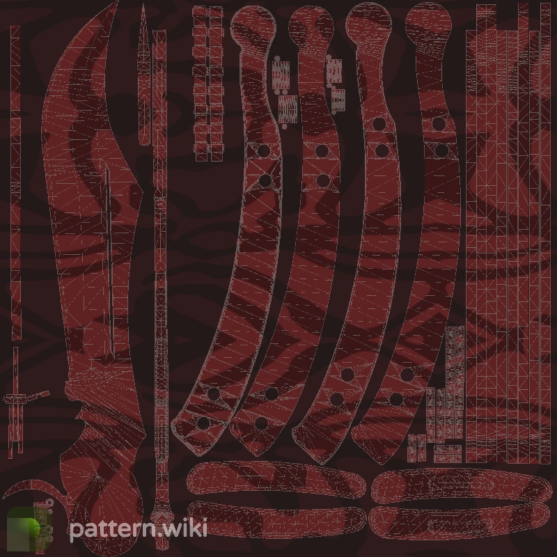 Butterfly Knife Slaughter seed 596 pattern template