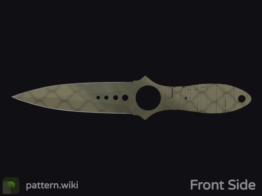 Skeleton Knife Safari Mesh seed 321