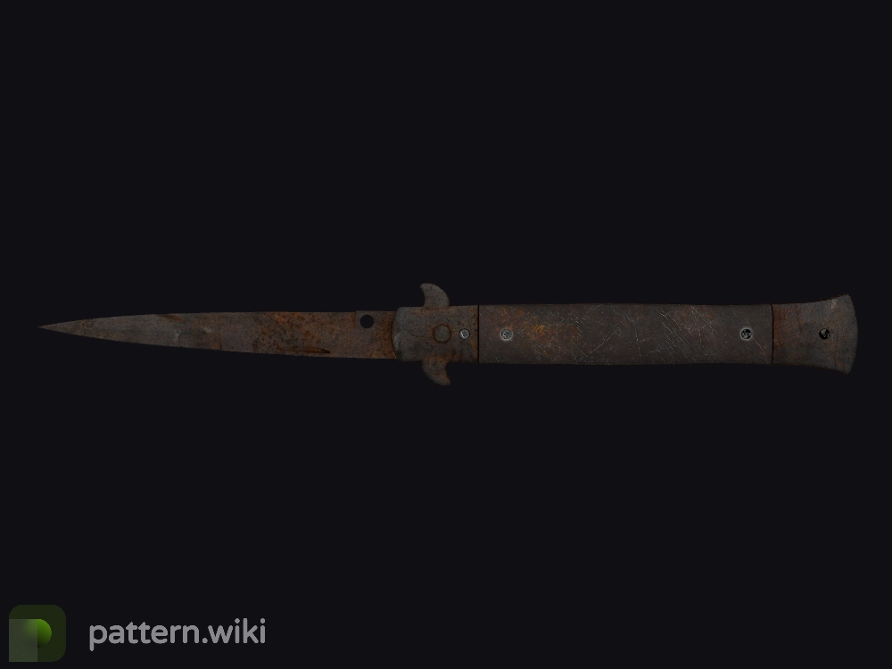 Stiletto Knife Rust Coat seed 886