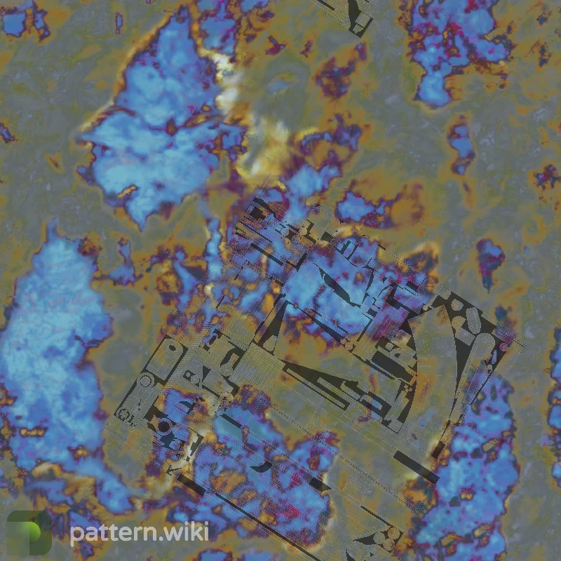 AK-47 Case Hardened seed 279 pattern template