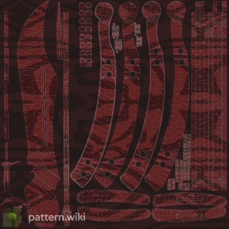 Butterfly Knife Slaughter seed 280 pattern template