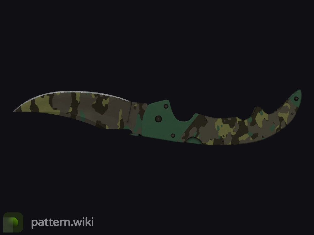 Falchion Knife Boreal Forest seed 104