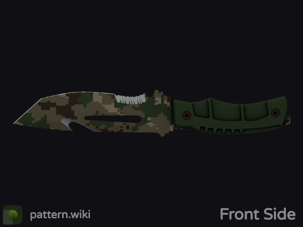 Survival Knife Forest DDPAT seed 302