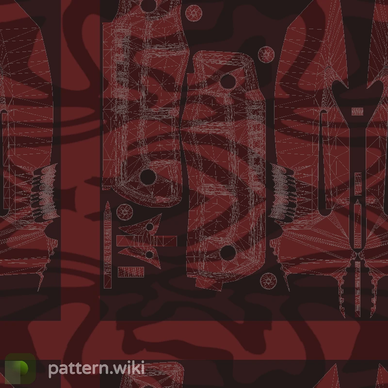 Survival Knife Slaughter seed 76 pattern template