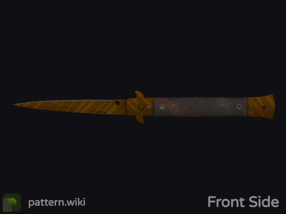 Stiletto Knife Tiger Tooth seed 531