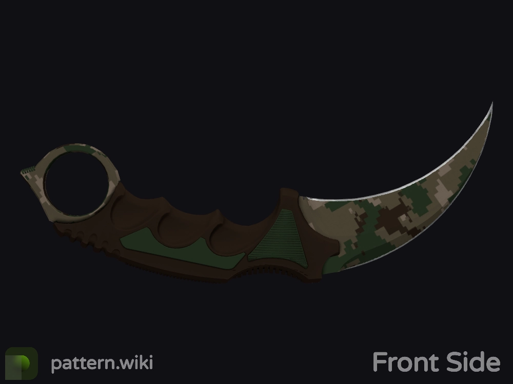 Karambit Forest DDPAT seed 525