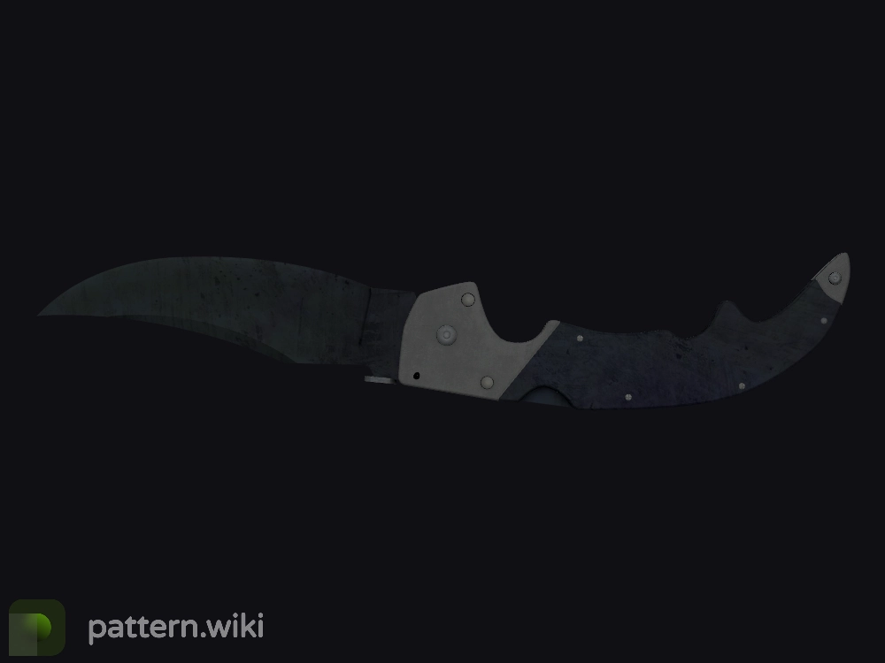 Falchion Knife Blue Steel seed 255