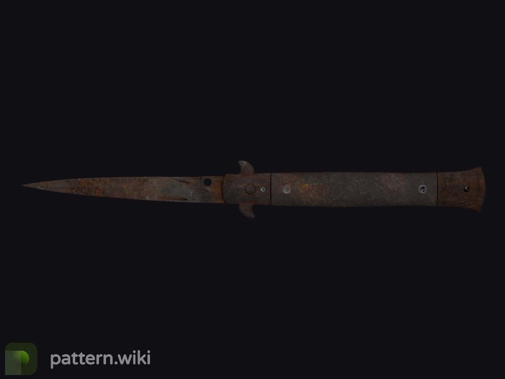 Stiletto Knife Rust Coat seed 987