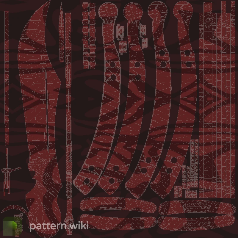 Butterfly Knife Slaughter seed 425 pattern template