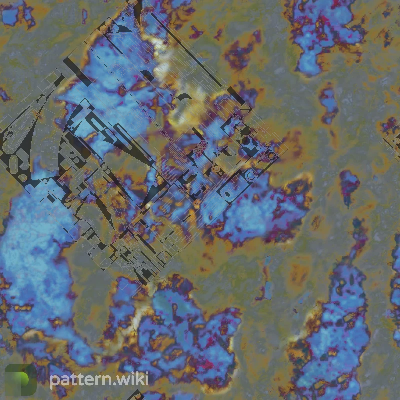 AK-47 Case Hardened seed 488 pattern template