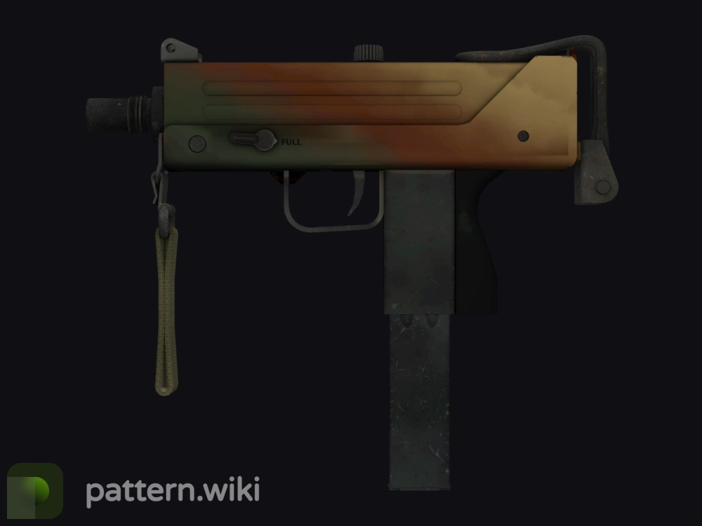 MAC-10 Amber Fade seed 649