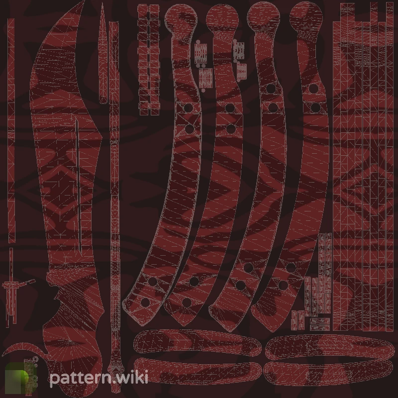 Butterfly Knife Slaughter seed 17 pattern template