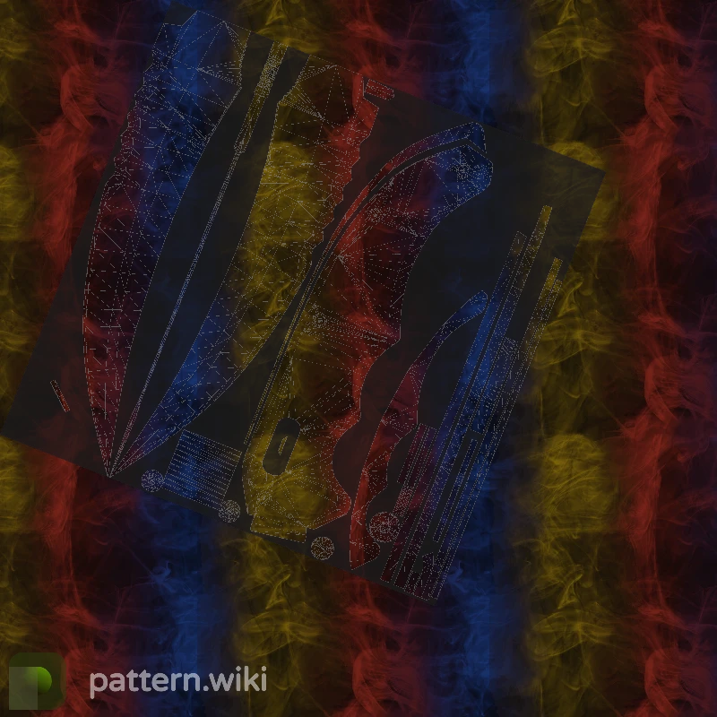 Flip Knife Marble Fade seed 202 pattern template