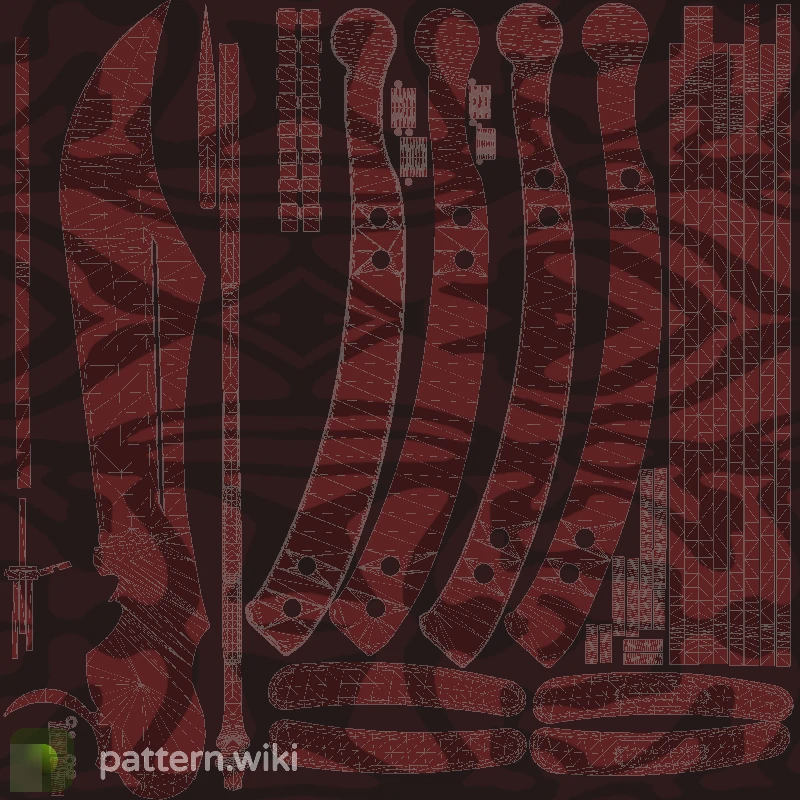 Butterfly Knife Slaughter seed 388 pattern template