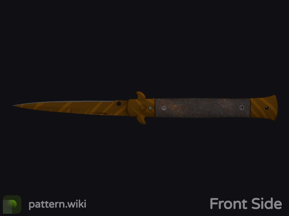 Stiletto Knife Tiger Tooth seed 196