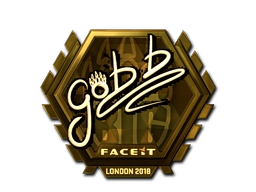 Sticker gob b (Gold) | London 2018 preview