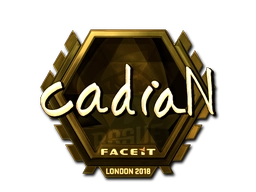 Sticker cadiaN (Gold) | London 2018 preview