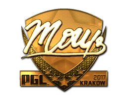 Sticker mou (Gold) | Krakow 2017 preview