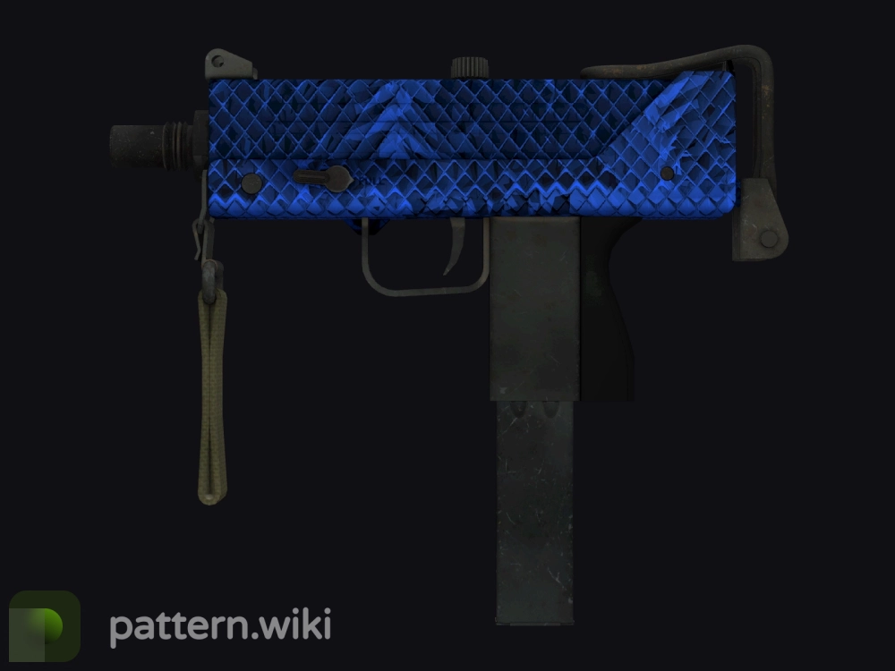 MAC-10 Lapis Gator seed 312