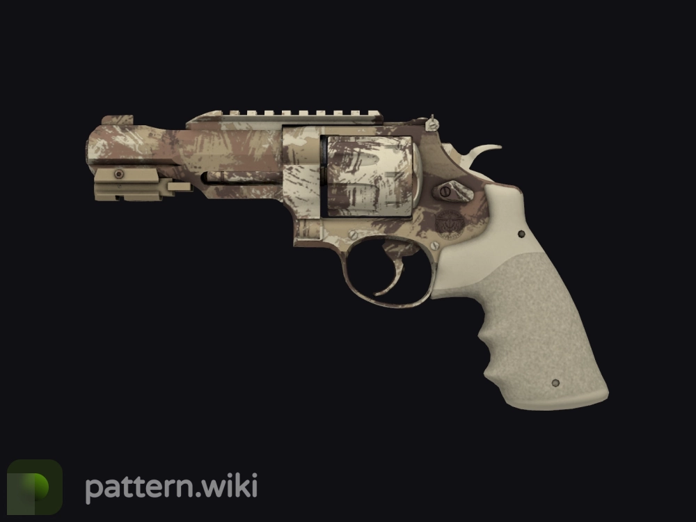 R8 Revolver Desert Brush seed 0