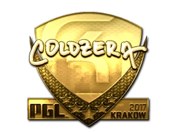 Sticker coldzera (Gold) | Krakow 2017 preview